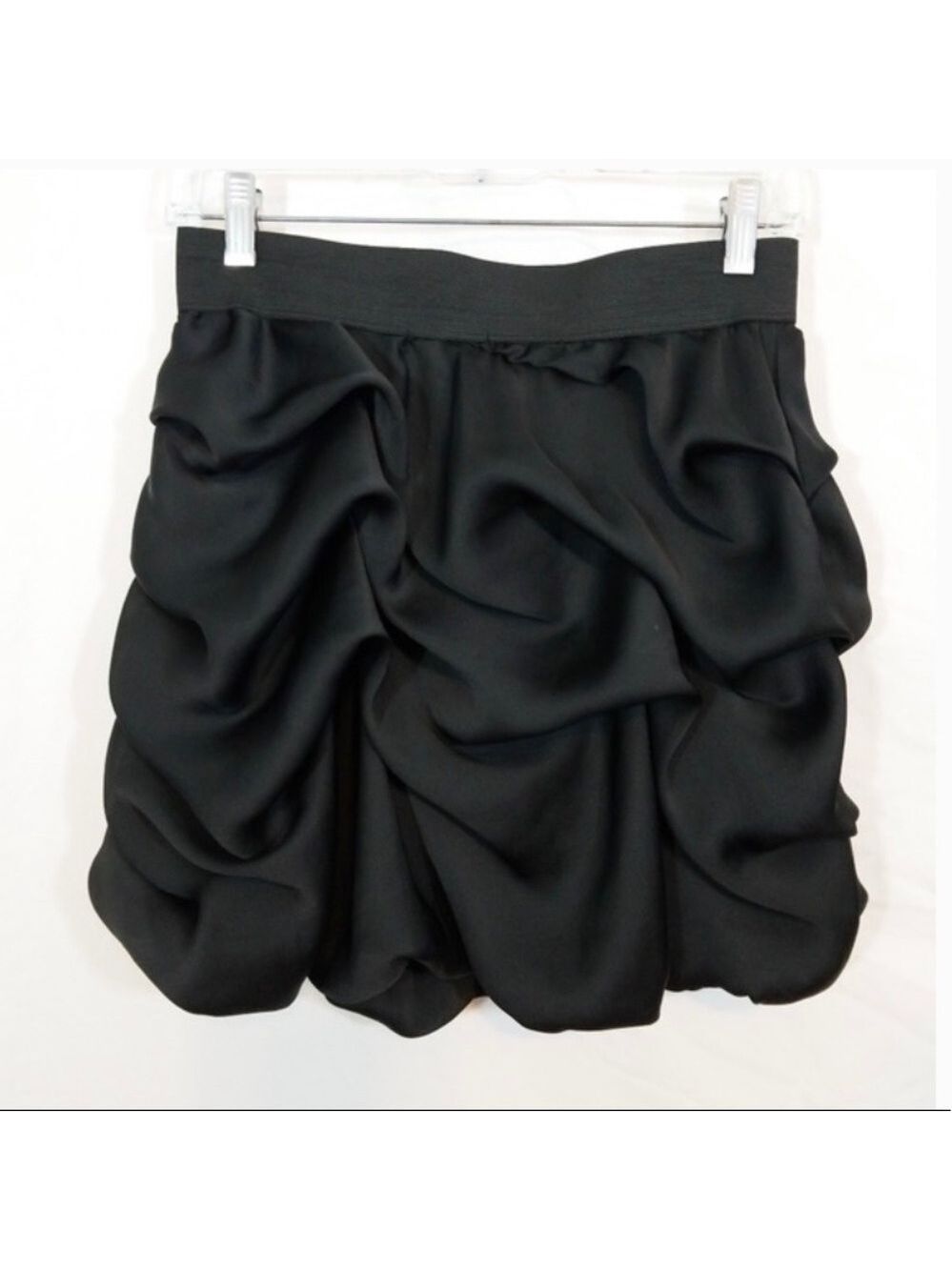 THREE pink hearts trixi black mini skirt